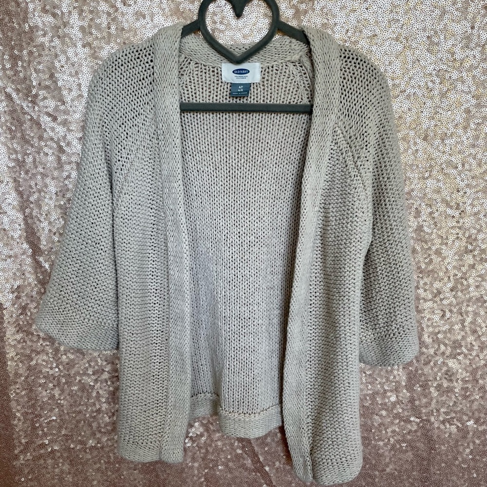 Girls oversized sweater sz 4t